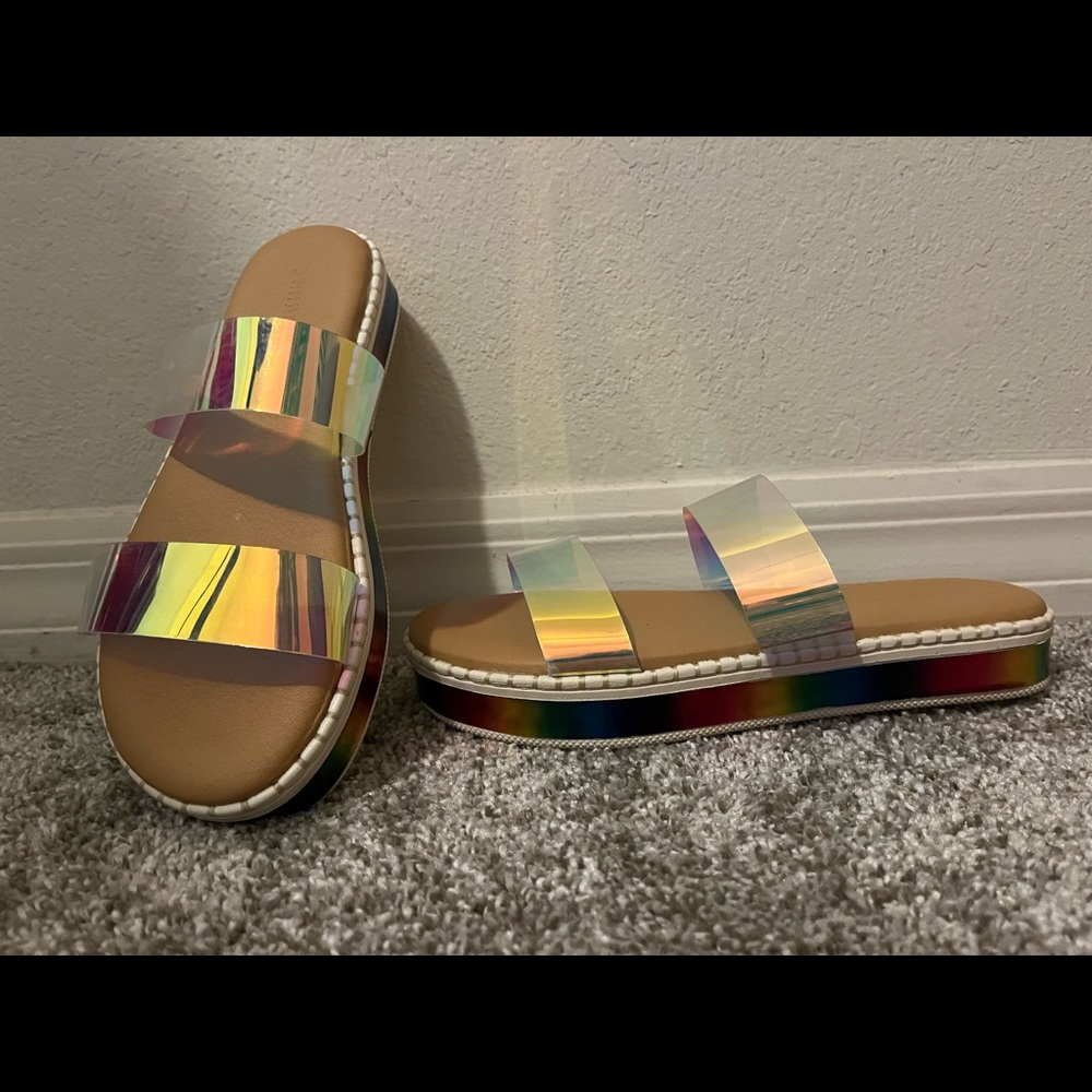 Slip on sandals, brand new, never been used.